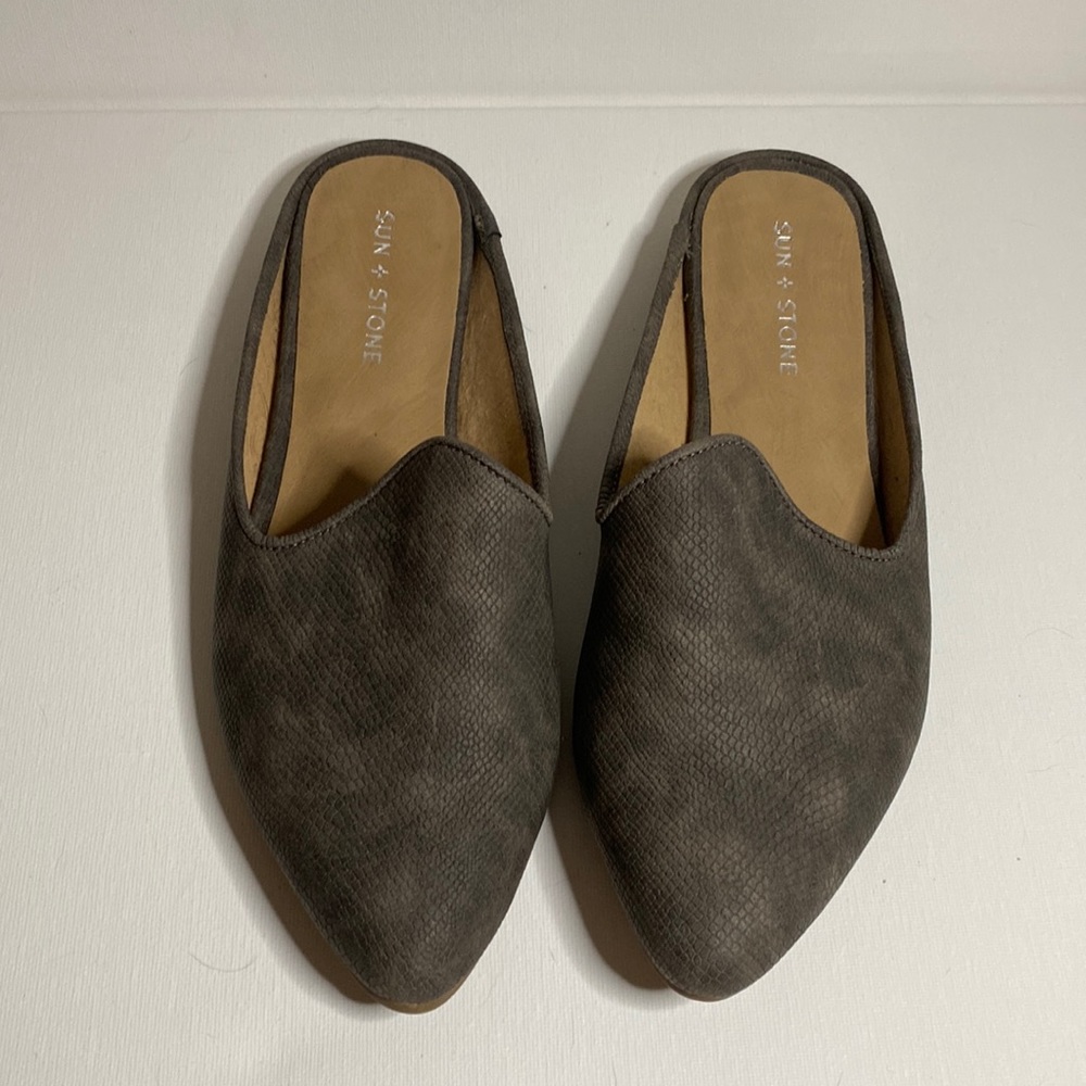 Slide on work shoes